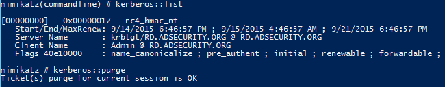 Mimikatz-Kerberos-Purge