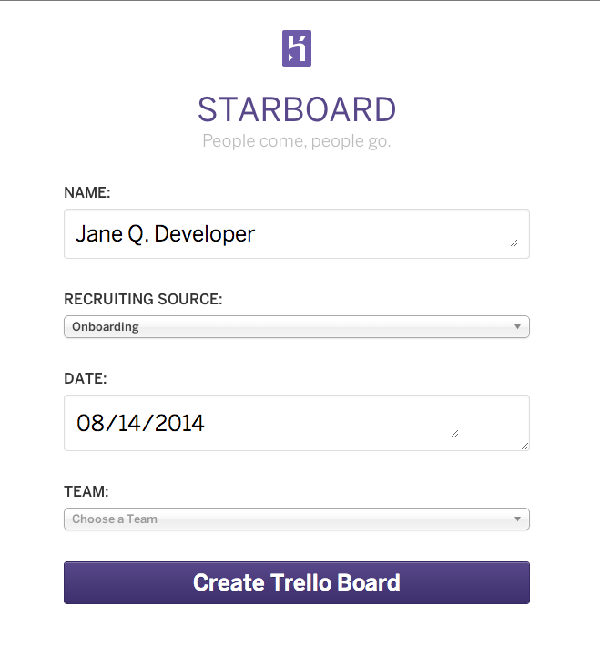 Starboard Web UI Screenshot