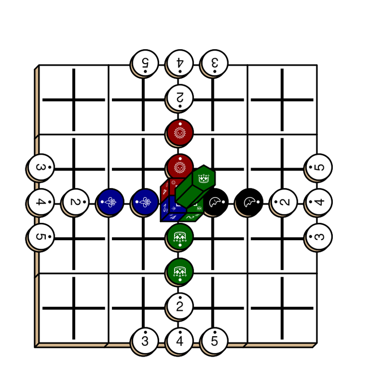 Diagram for a game of Tablut