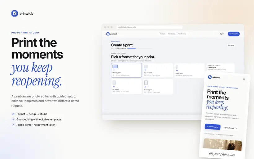 printclub storefront