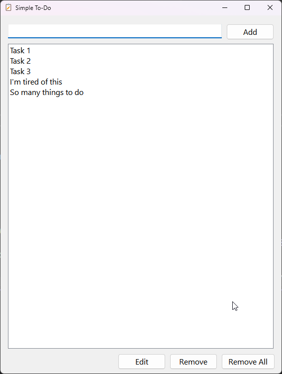 Simple To-Do in Action
