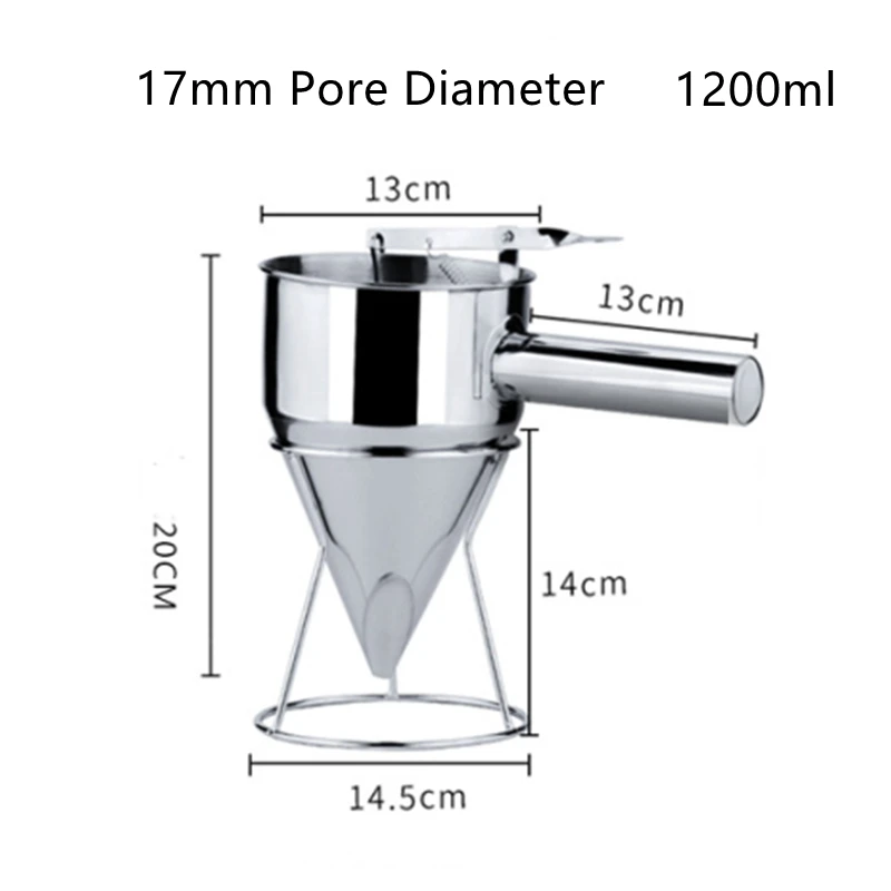 stainless steel metal funnel