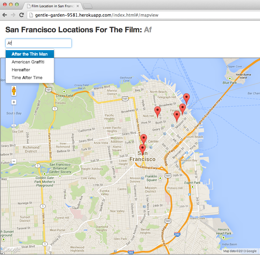 SF Movie Location - Screenshot 2