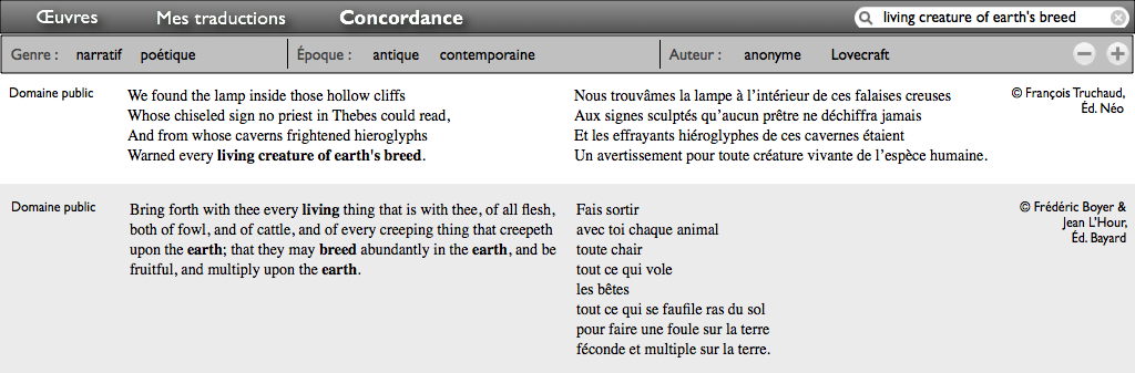 Concordance