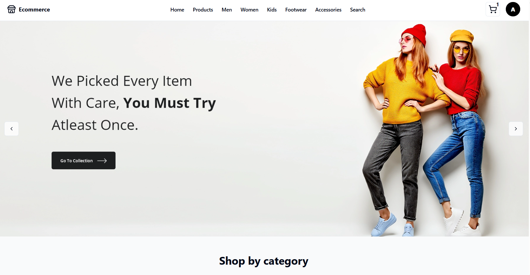 E-Commerce Screenshot 1