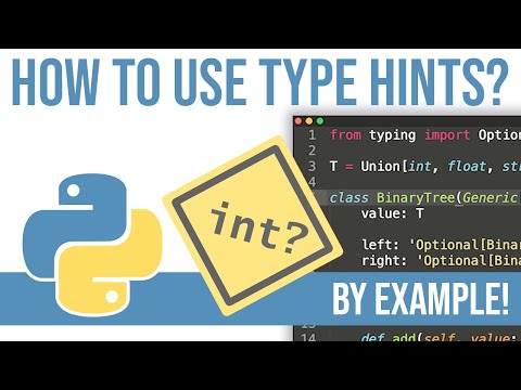 How to use python type hints?