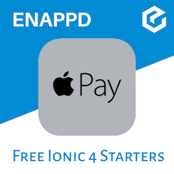 Ionic 4 Apple Pay Payment starter