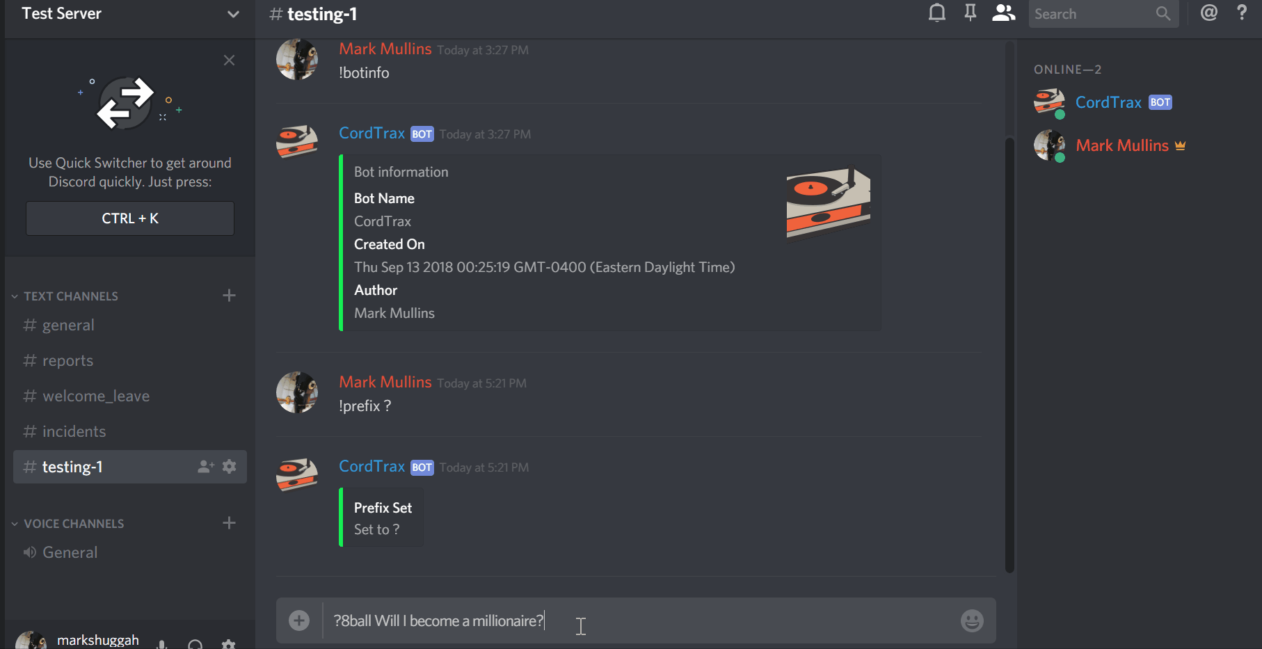 GitHub - markbmullins/CordTrax-Discord-Bot: A music bot for Discord ...