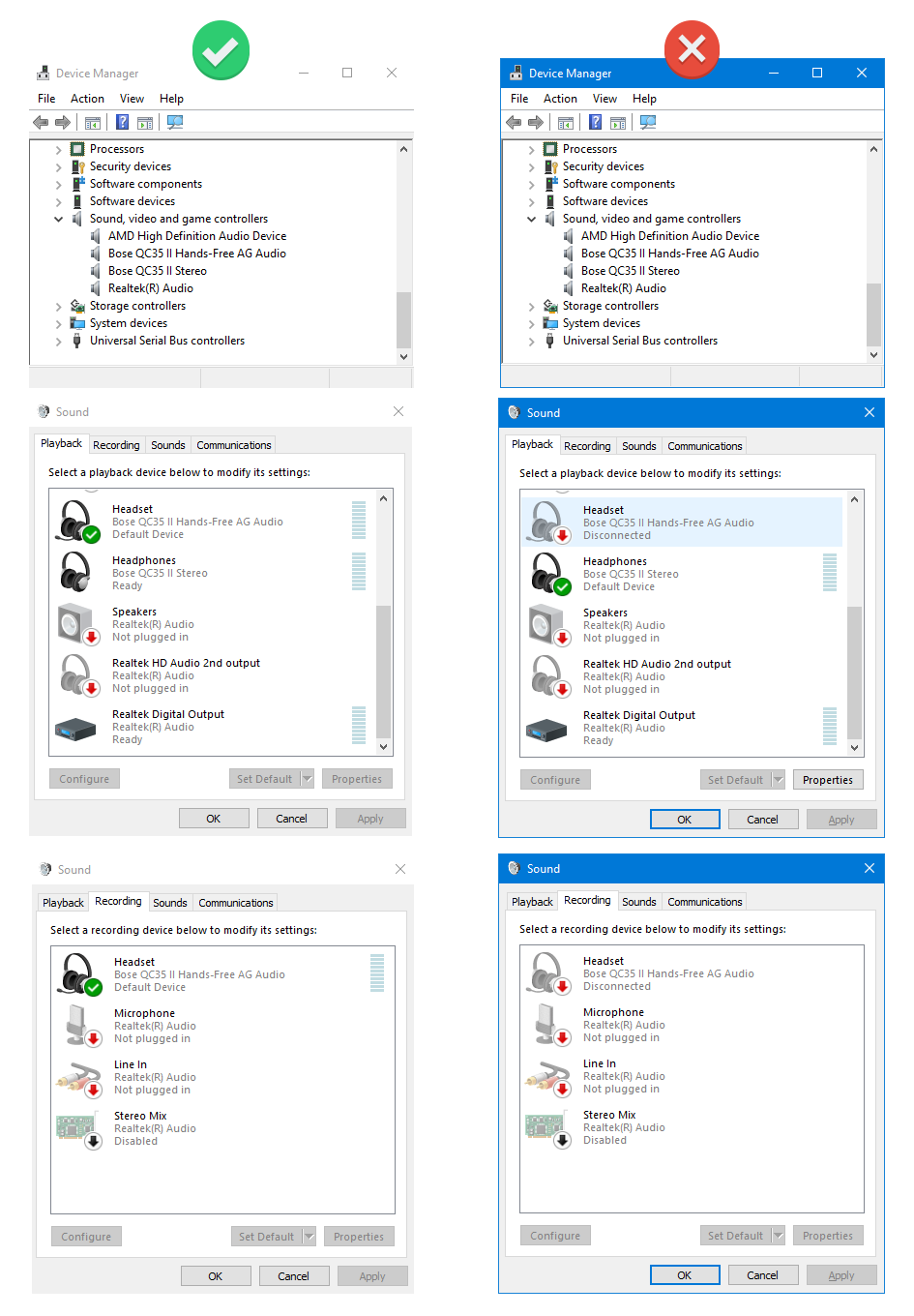 Bose QC 35 II Voice Microphone Not Working On Newer Windows 10 Builds GitHub