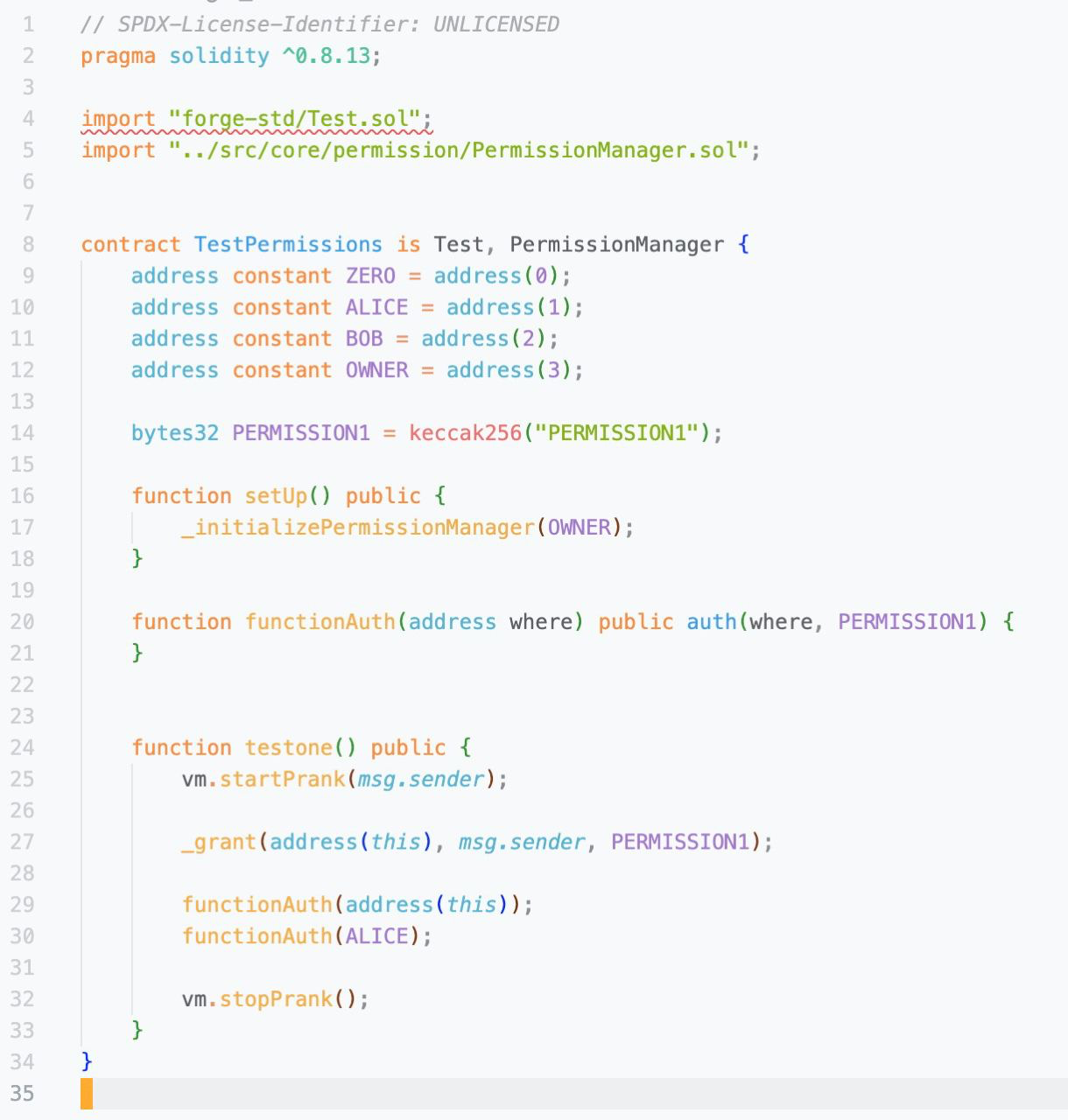 Code snippet