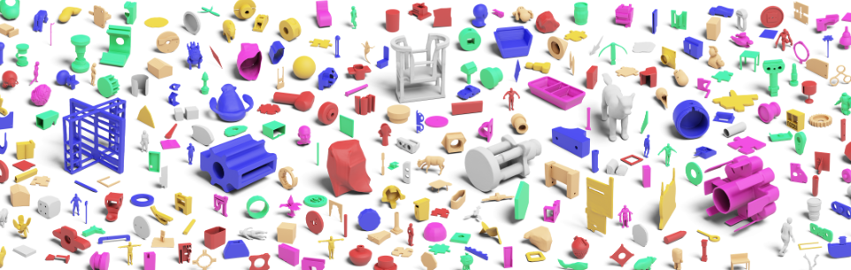 Sample 3D shapes