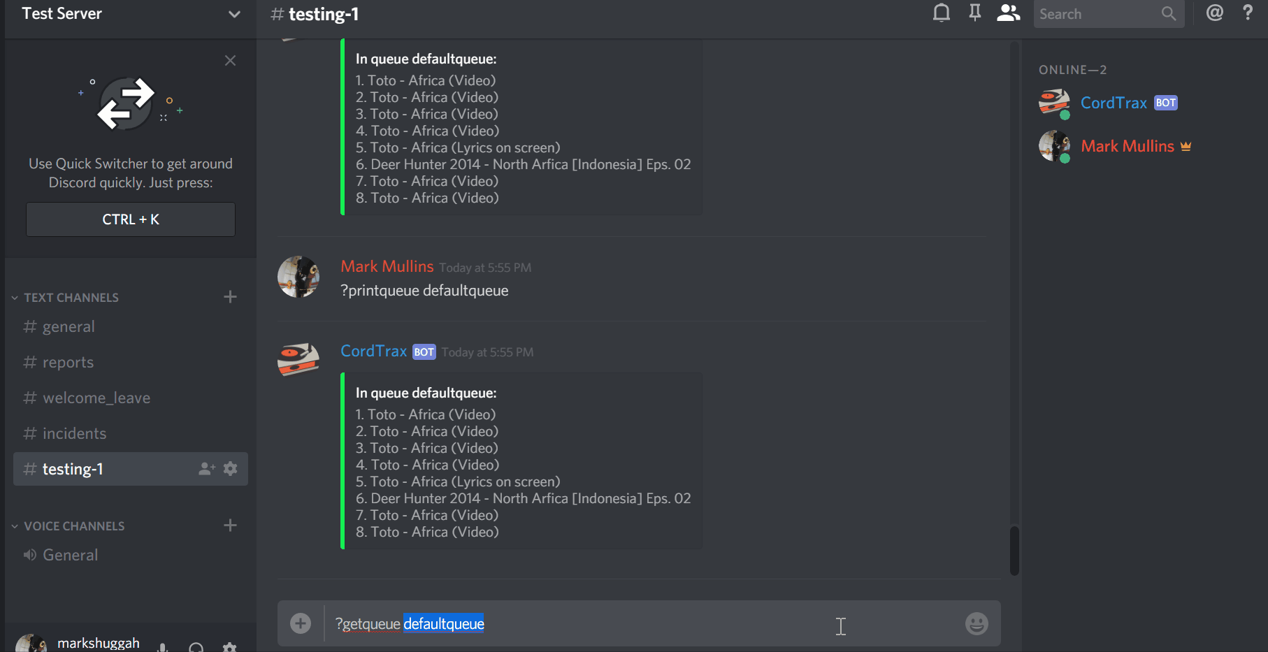 GitHub - markbmullins/CordTrax-Discord-Bot: A music bot for Discord ...