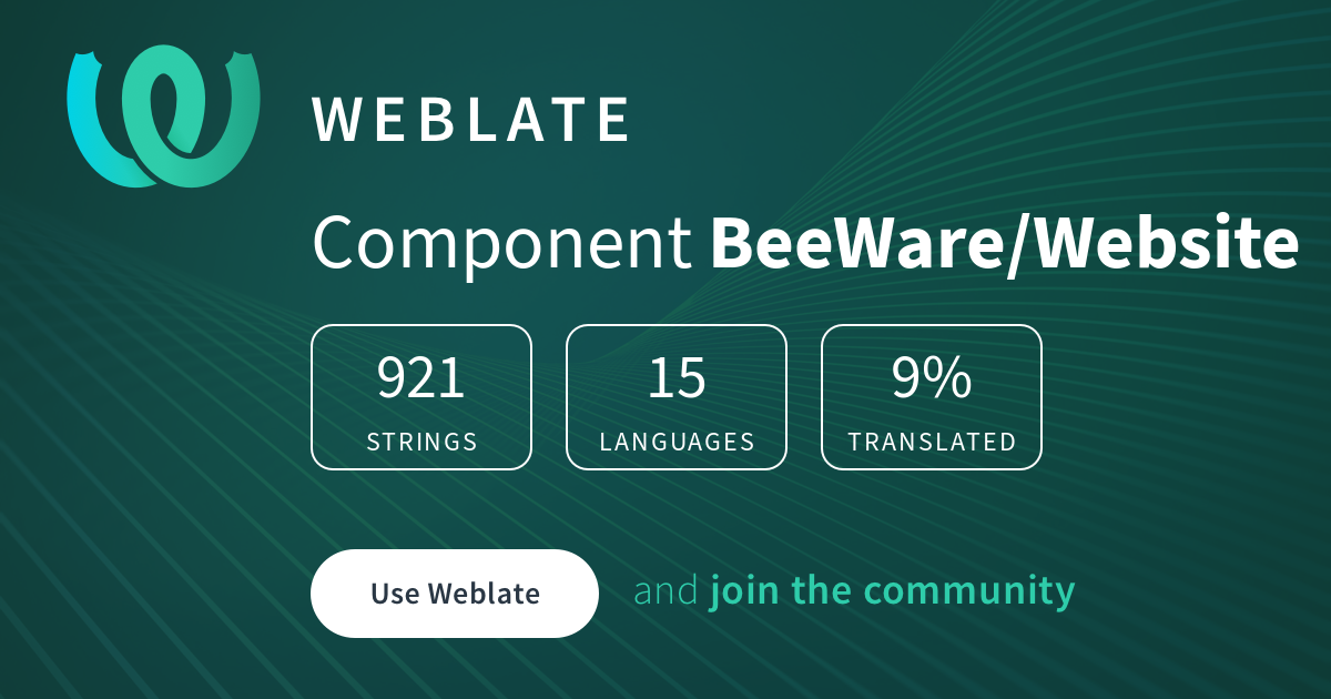 Website translation status