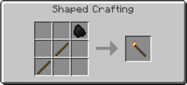 Firerod Crafting Recipe Coal