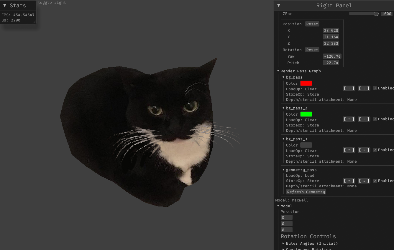 Maxwell rendered using the Oxide Render Engine