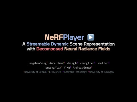 NeRFPlayer Video