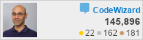 profile for CodeWizard at Stack Overflow, Q&A for professional and enthusiast programmers