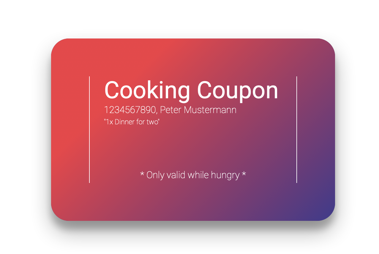 Cooking Coupon