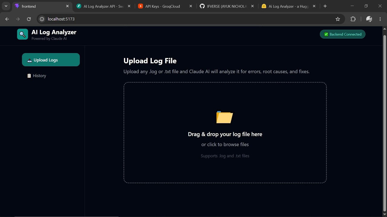 AI Log Analyzer Demo