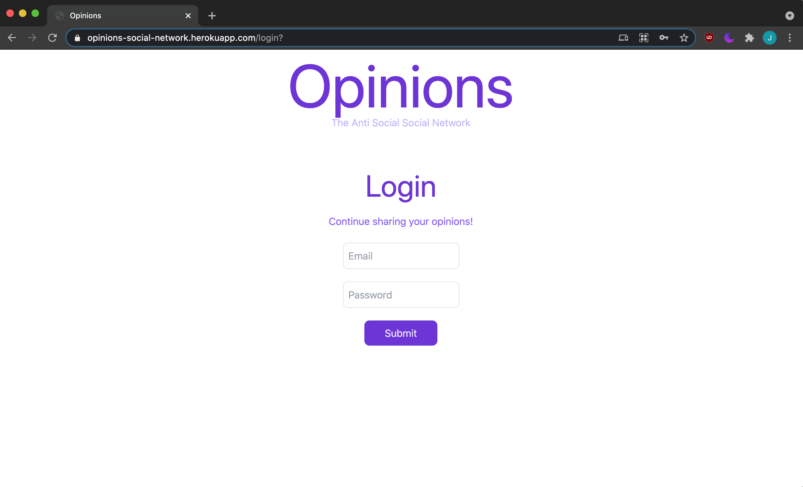 Login View