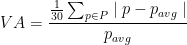 VA Equation