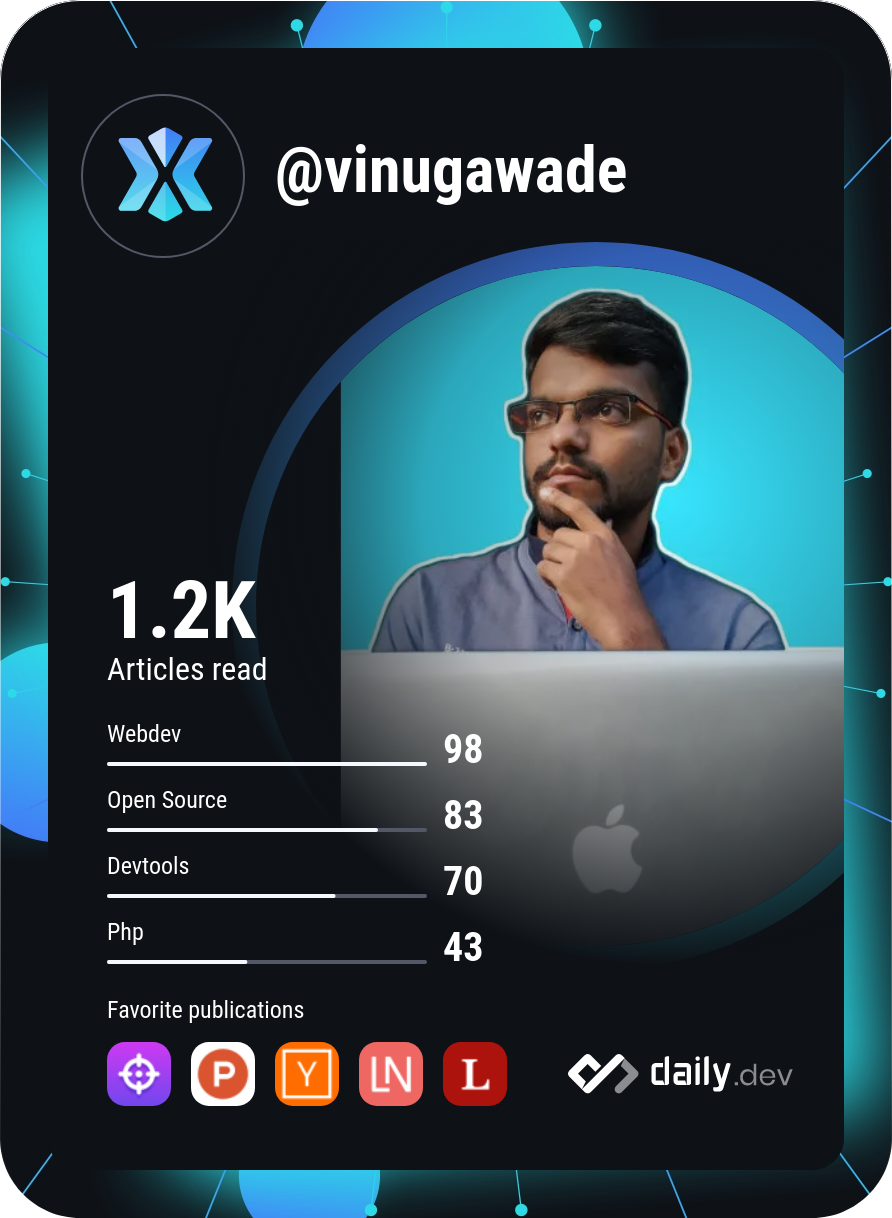 Vinay Gawade's Dev Card