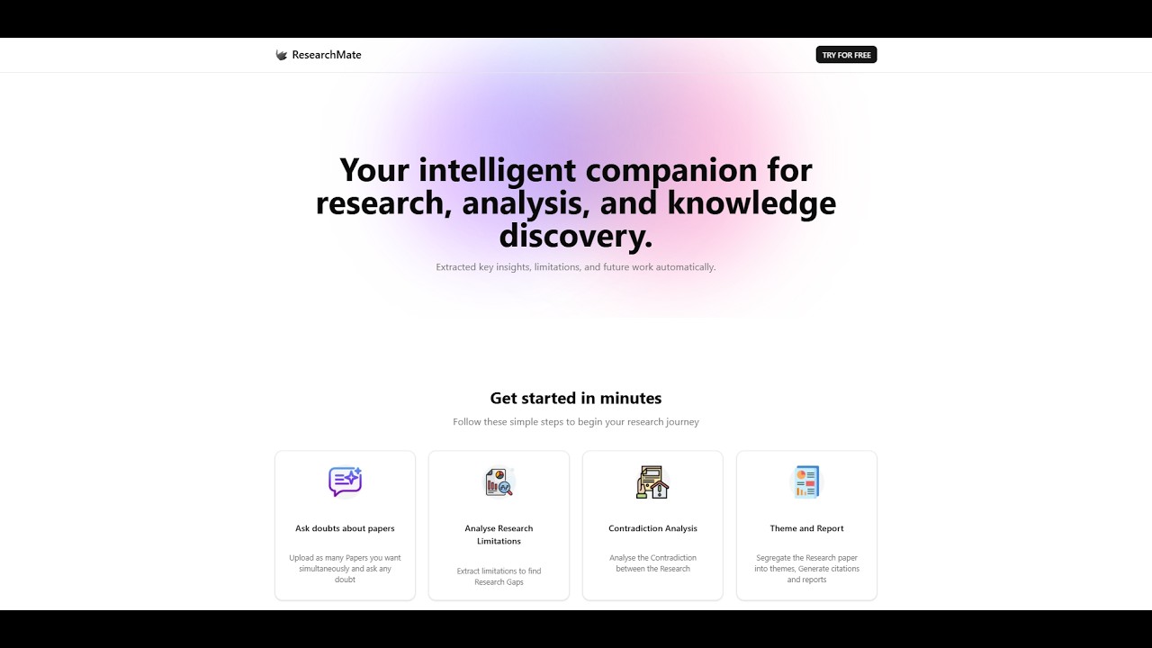 ResearchMate Demo Video