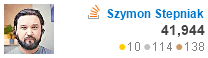 profile for Szymon Stepniak at Stack Overflow, Q&A for professional and enthusiast programmers