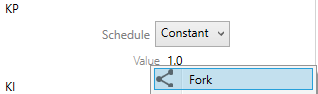 Fork a parameter