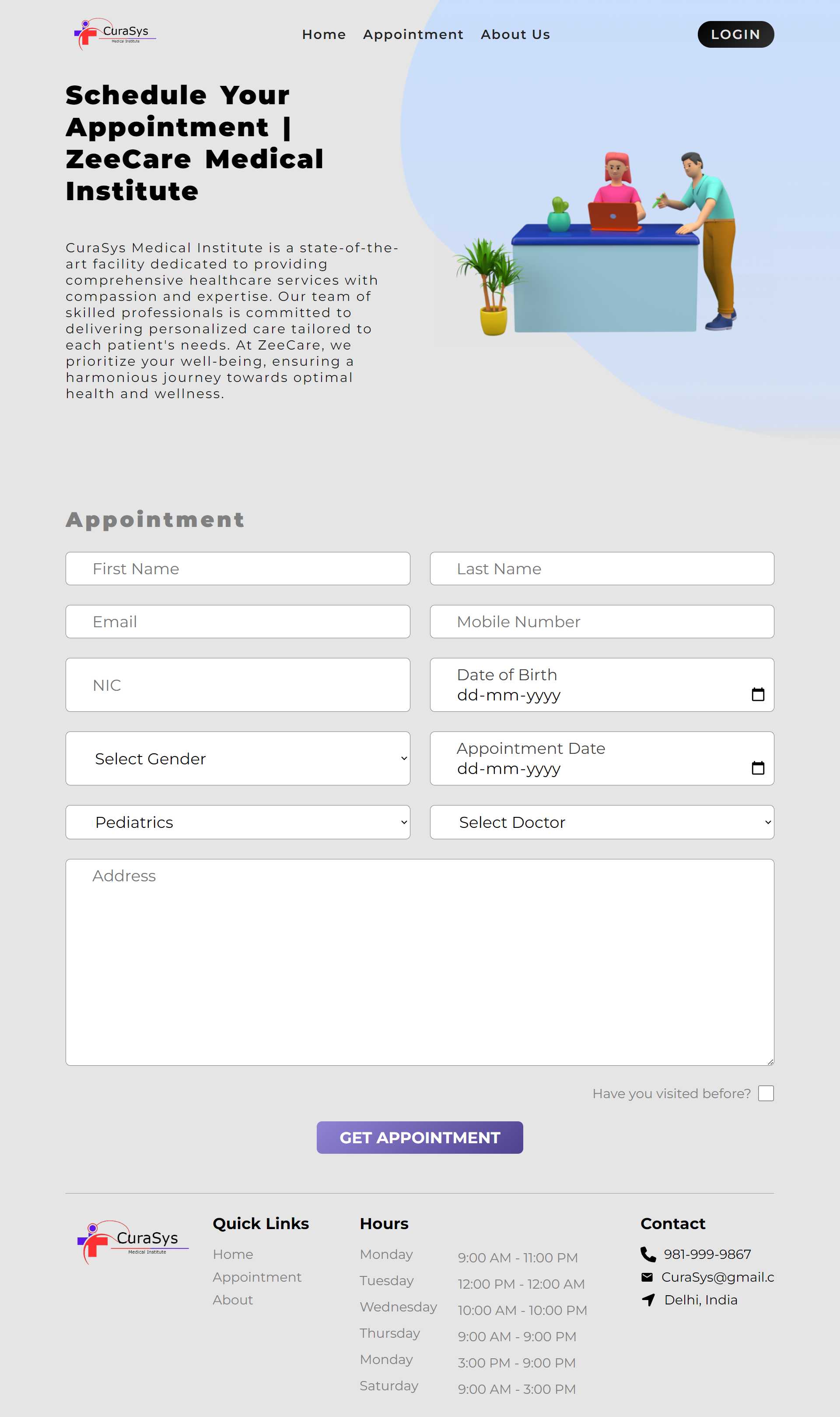 Patient Management Screenshot