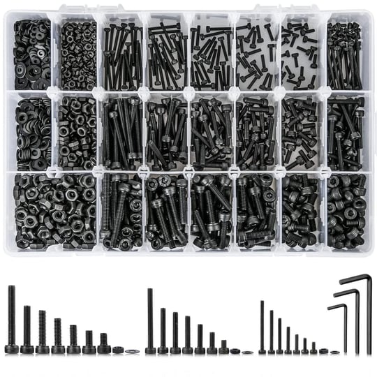 k-kwokker-1263pcs-metric-bolt-assortment-m2-m3-m4-21-sizes-12-9-alloy-steel-screws-nuts-and-washers--1