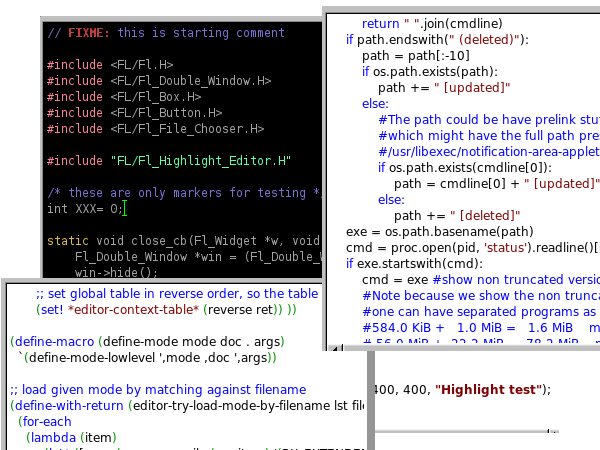 Fl_Highlight_Editor