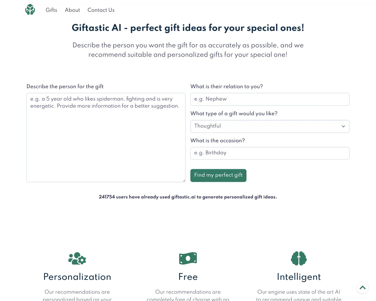 Giftastic AI