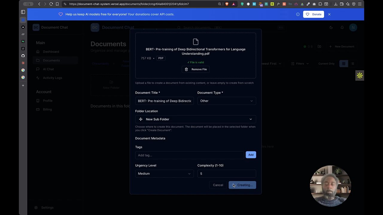 Document Chat System Demo