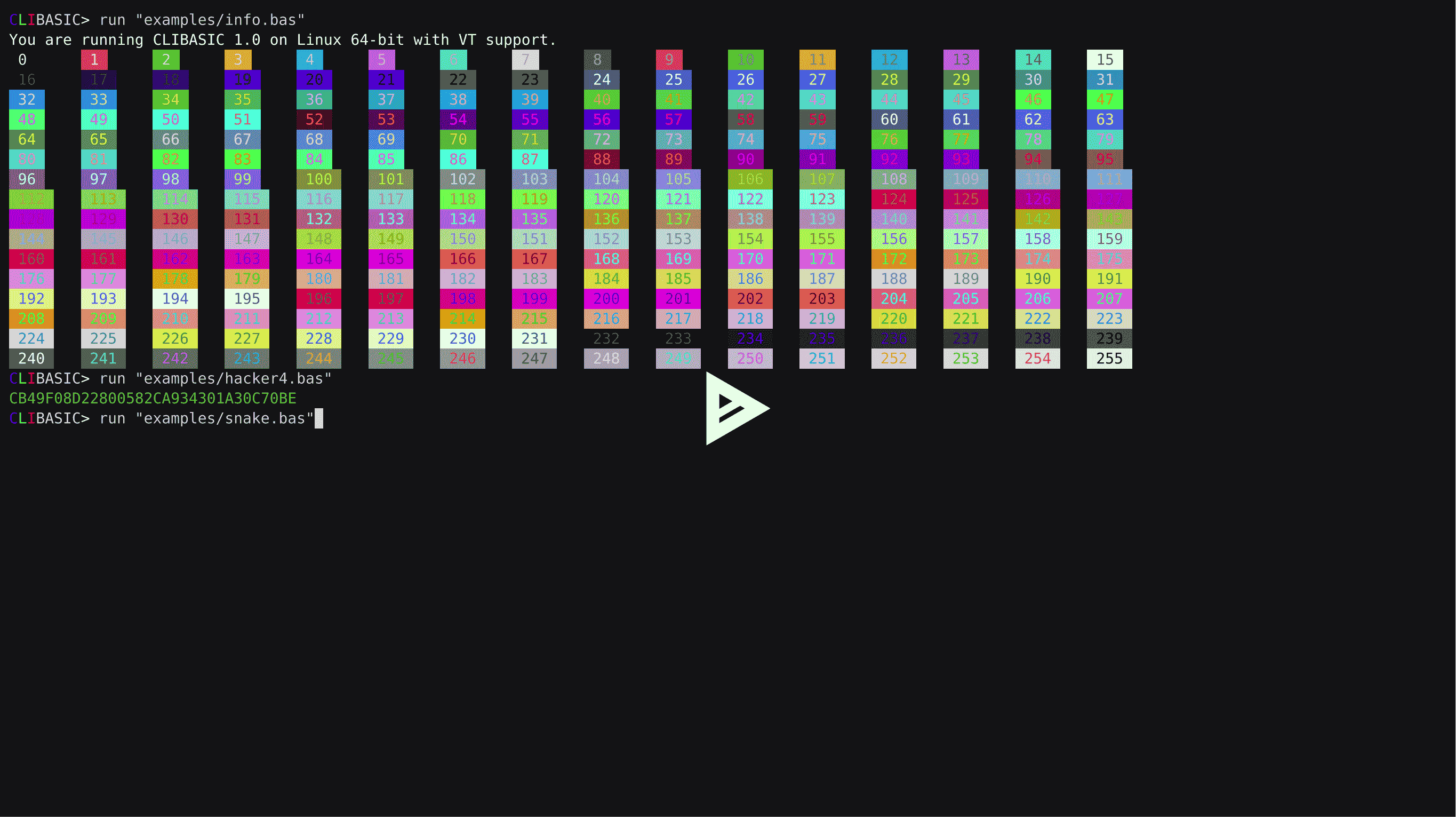 asciicast