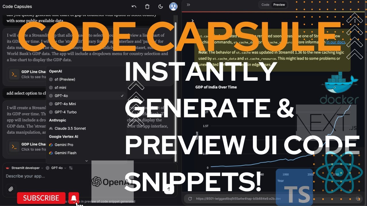 Build a Code Capsule — instantly generate and preview UI code with AI