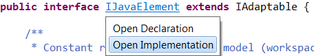 open implementation of type