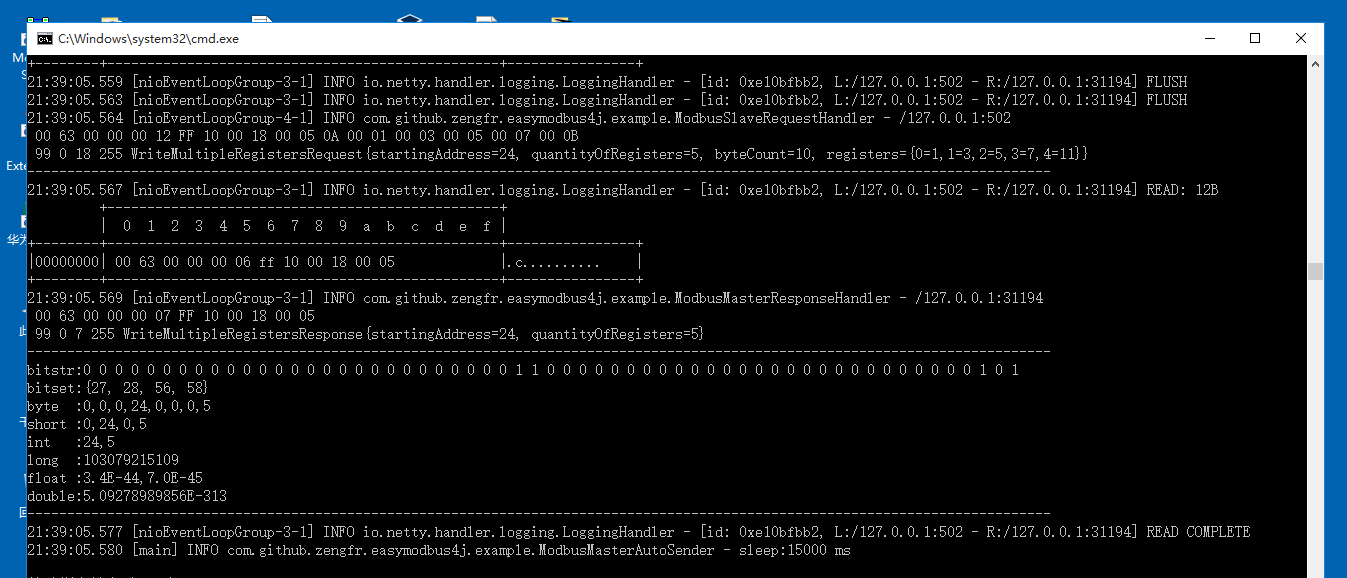 easymodbus4j运行效果图截屏1