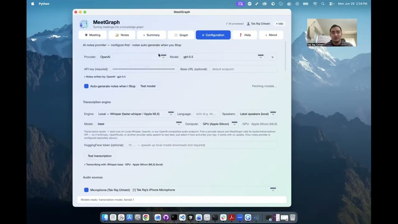 MeetGraph Demo