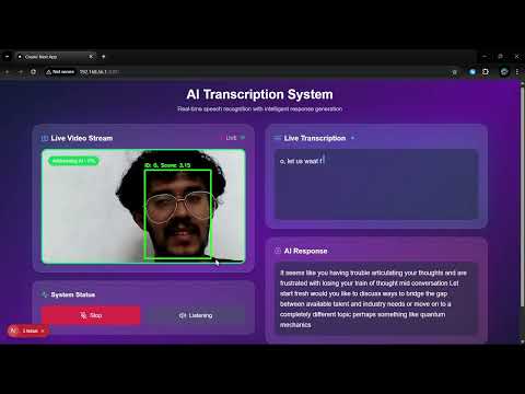 SpeakSense Live Demo
