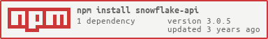 Snowflake-API