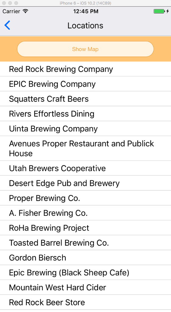 Brewery/Pub Listings