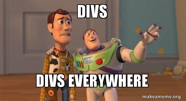 divs everywhere