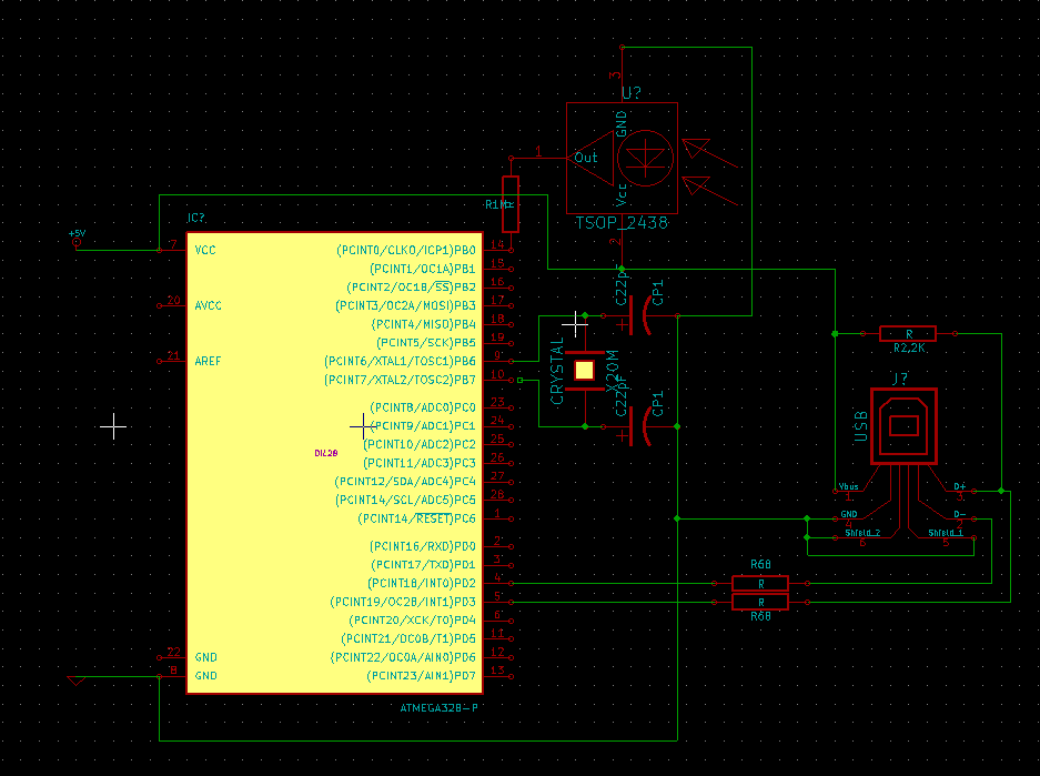 usbremote schematic