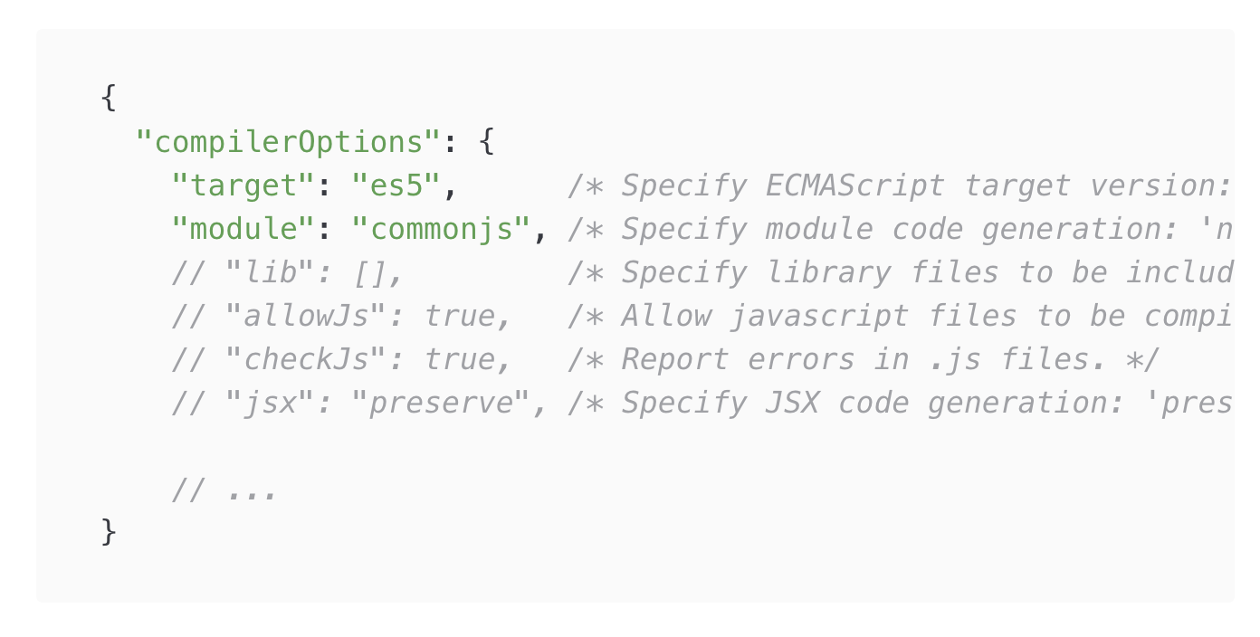 A JSON object that was highlighted using the JS language