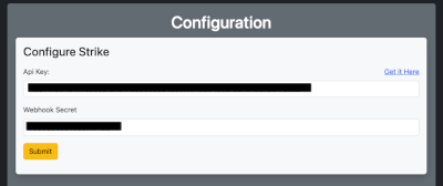 Configure Section