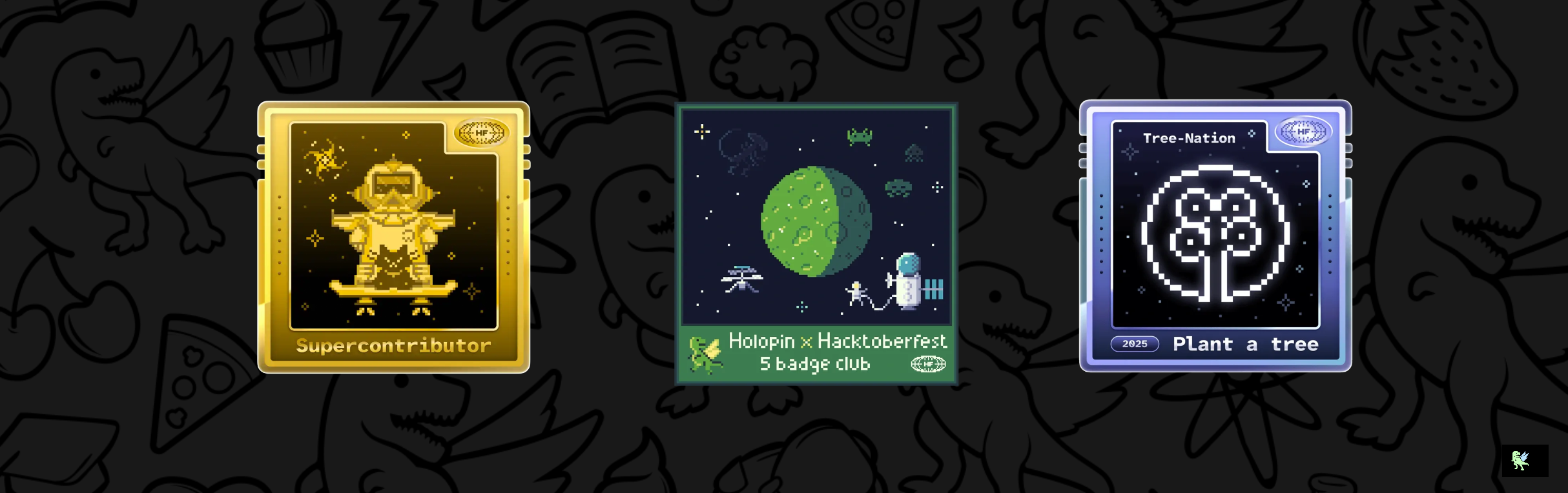 @shatadrum's Holopin badges