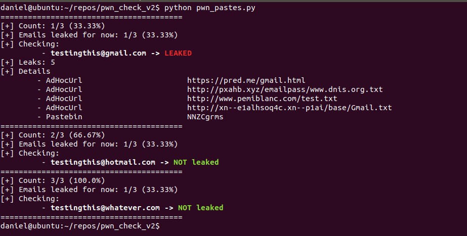 GitHub - 0xDanielLopez/pwn_check: Checks if the given emails have been ...