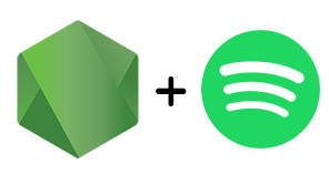 NodeJS and Spotify Logo