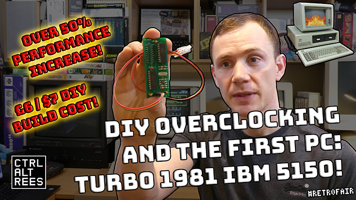 PC-SPRINT 8088 Overclocking Tool / Accelerator YouTube Video